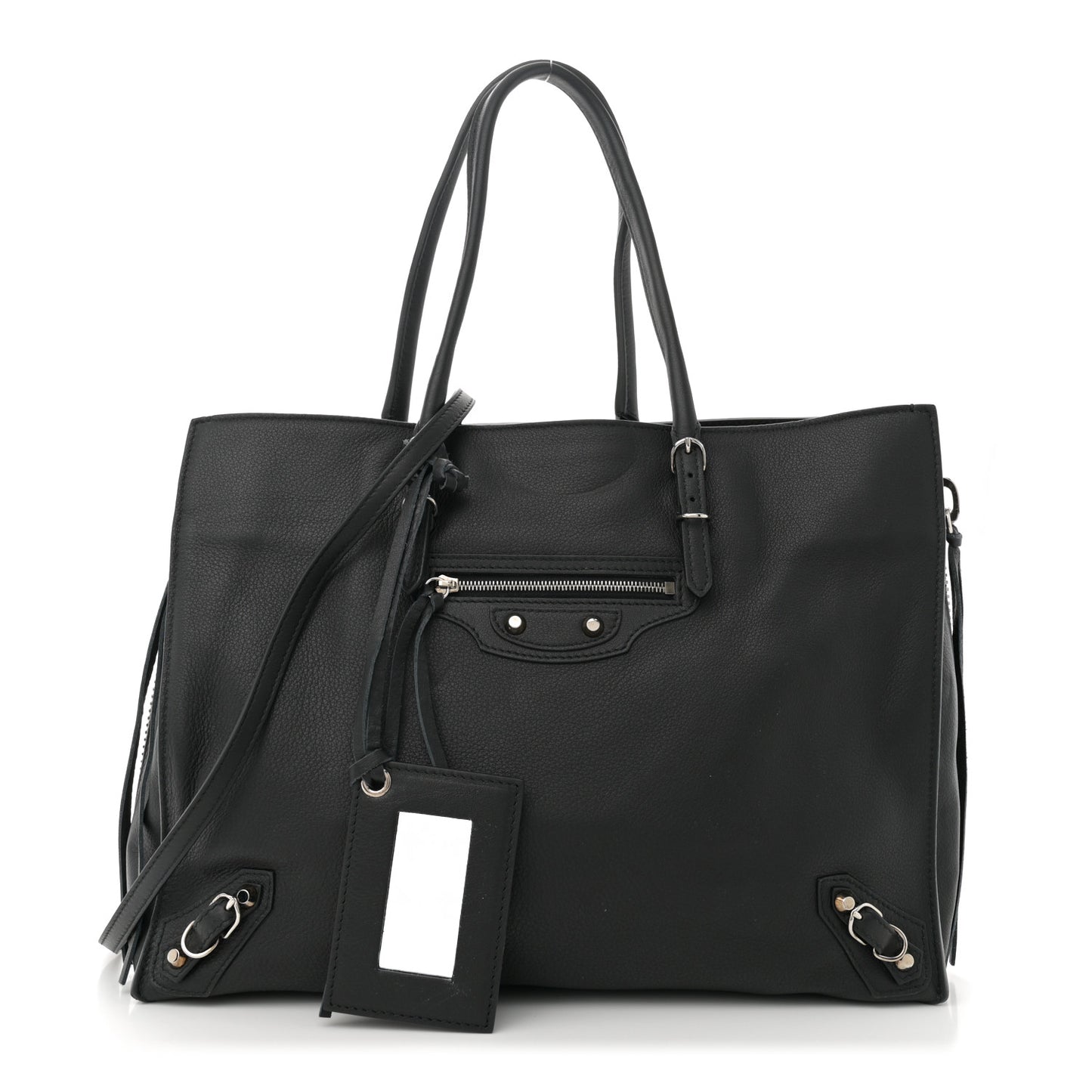 Veau Papier B4 Zip Around Tote Black