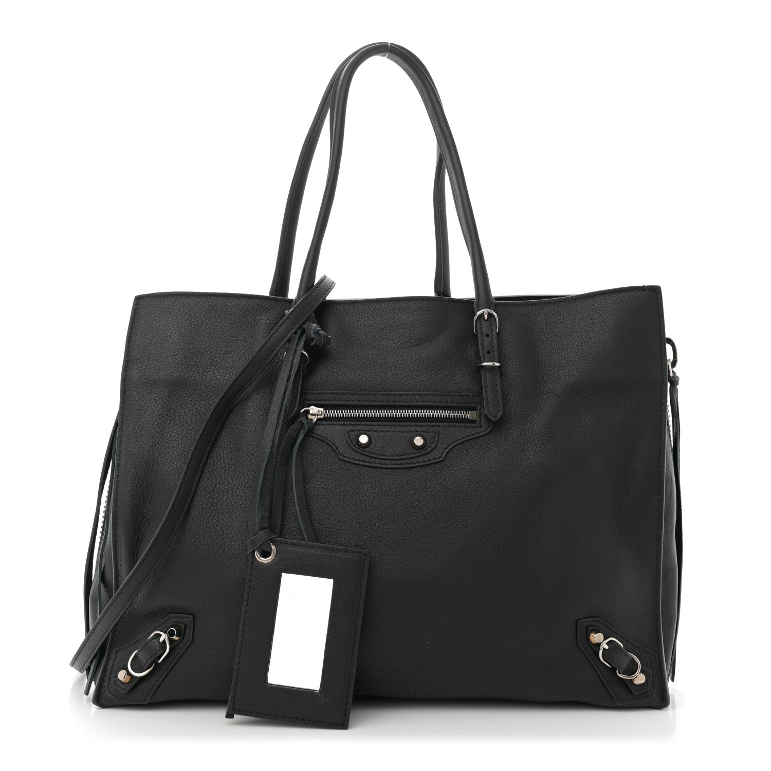 Balenciaga Veau Papier B4 Zip Around Tote Black 1 of 12