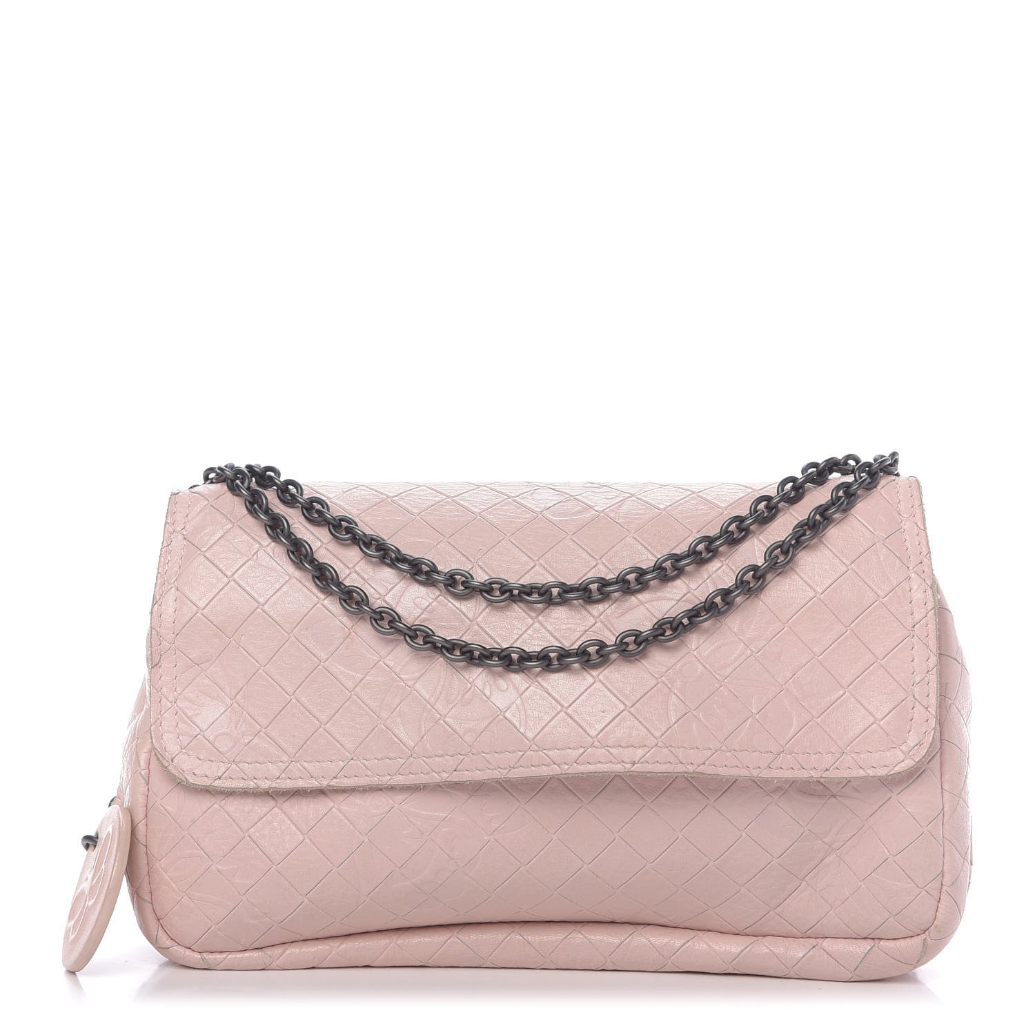 Bottega Veneta Calfskin Intrecciomirage Embossed Butterfly Small Chain Crossbody Petale 1 of 8