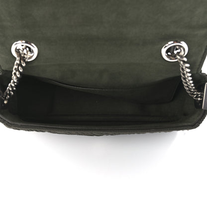 Fendi Technical Fabric FF Midi Chain Baguette Oliva 5 of 11