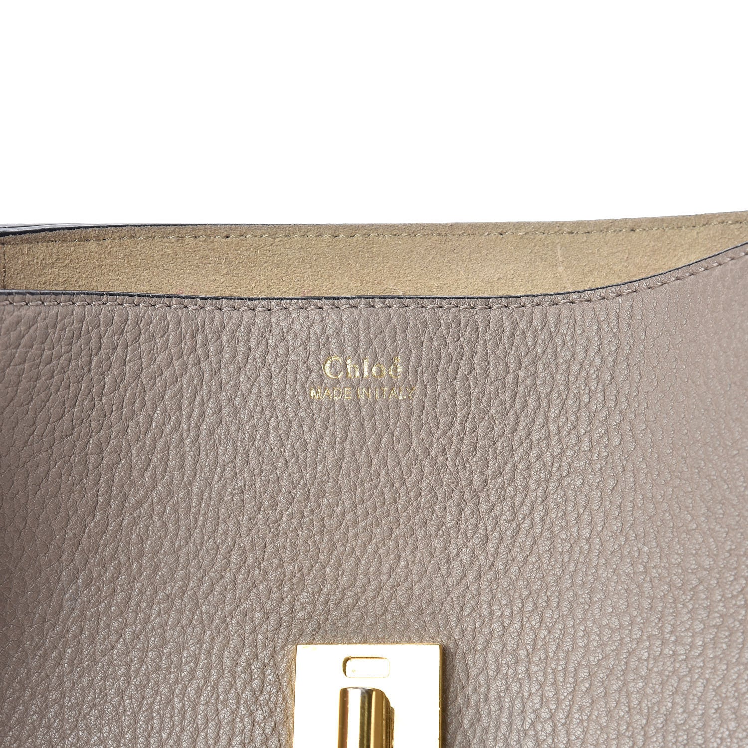 Chloe Grained Lambskin Drew Shoulder Bag Motty Grey 6 of 11