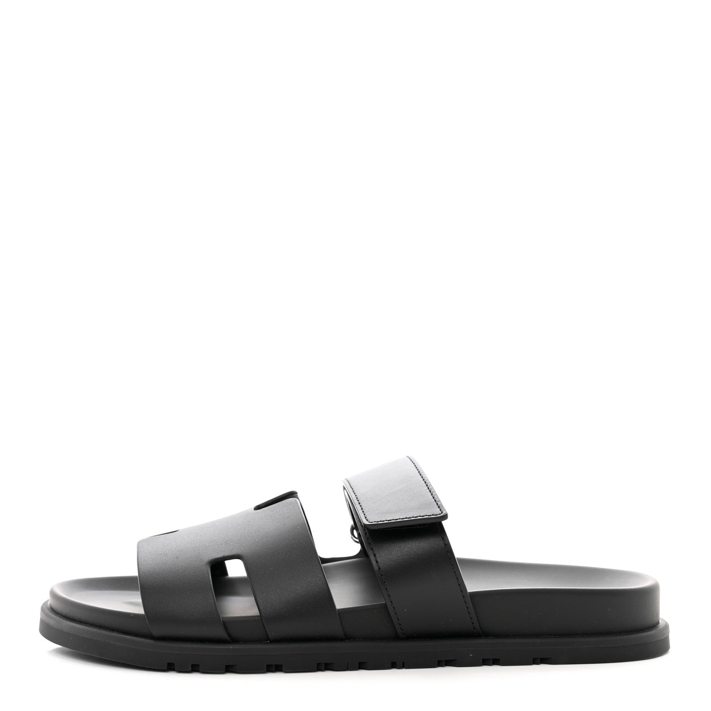 Calfskin Mens Chypre Sandals 42.5 Black
