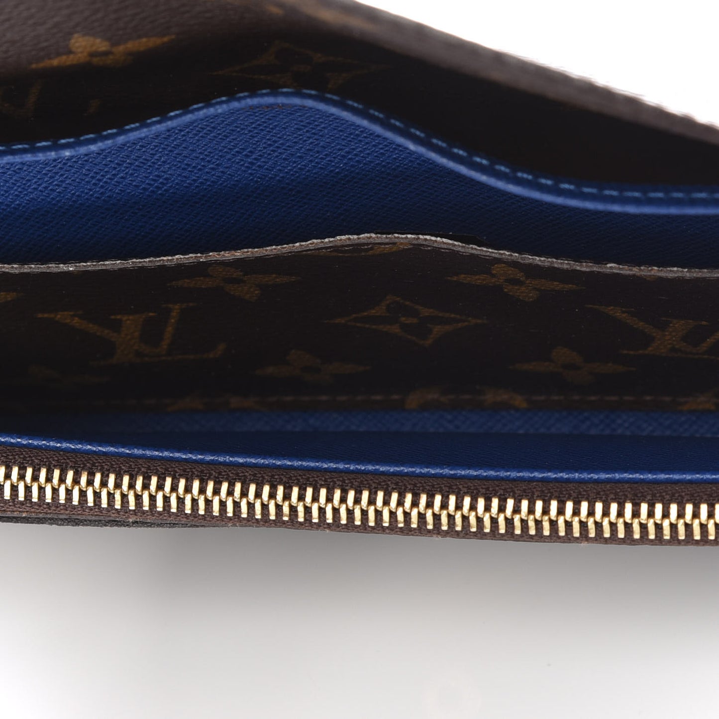 Monogram Emilie Wallet Blue