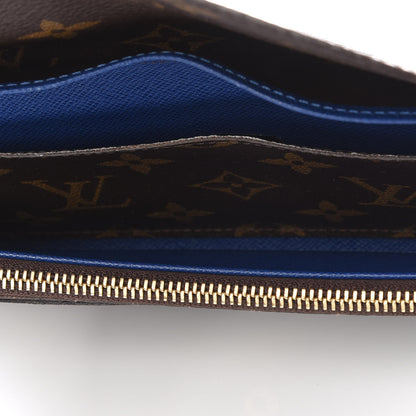 Louis Vuitton Monogram Emilie Wallet Blue 4 of 8