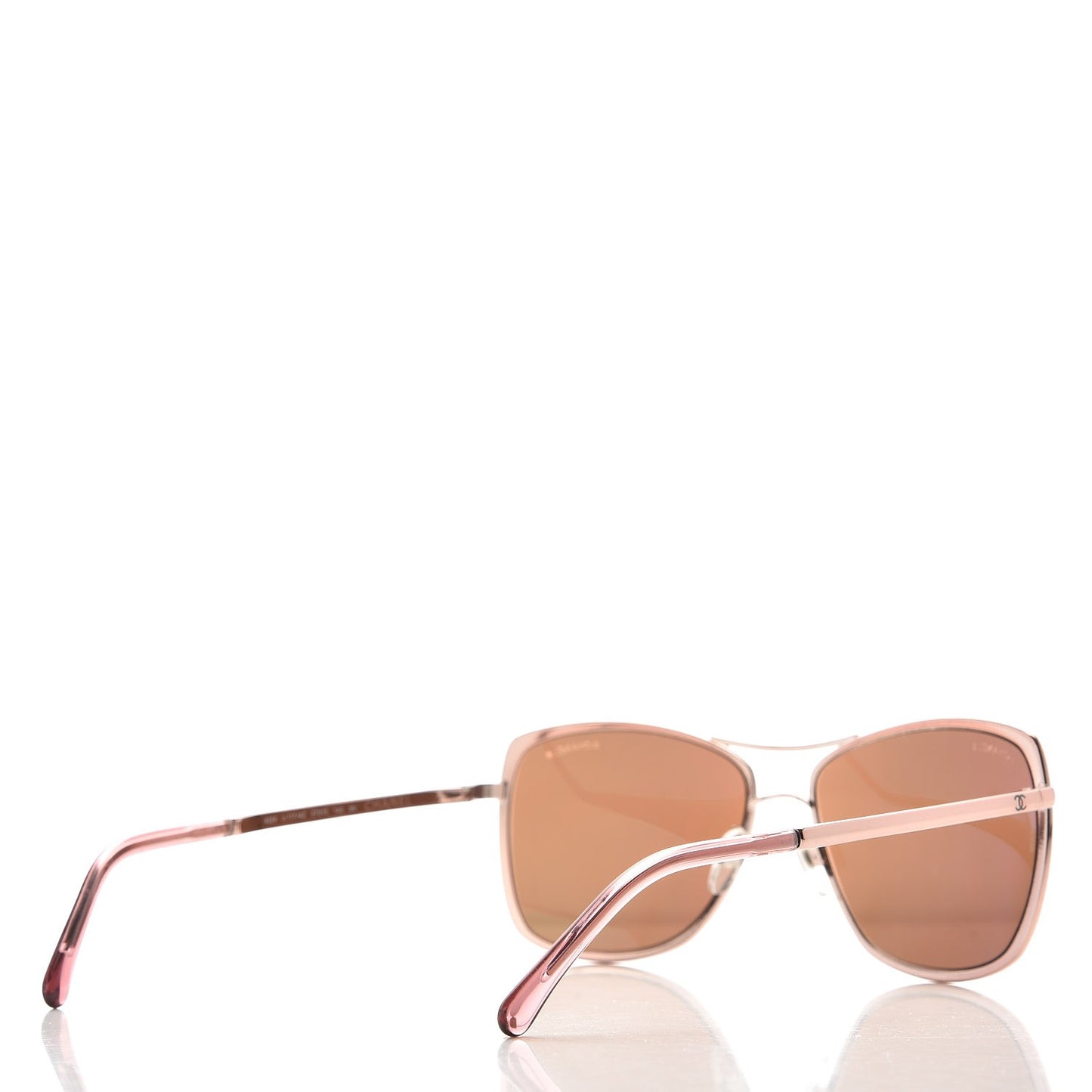 Metal Pilot Summer Sunglasses 4224 Rose Gold