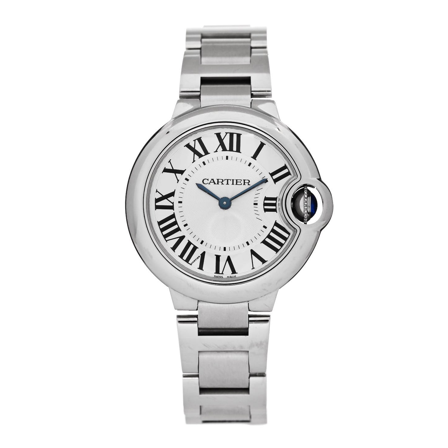 Stainless Steel 33mm Ballon Bleu De Cartier Quartz Watch