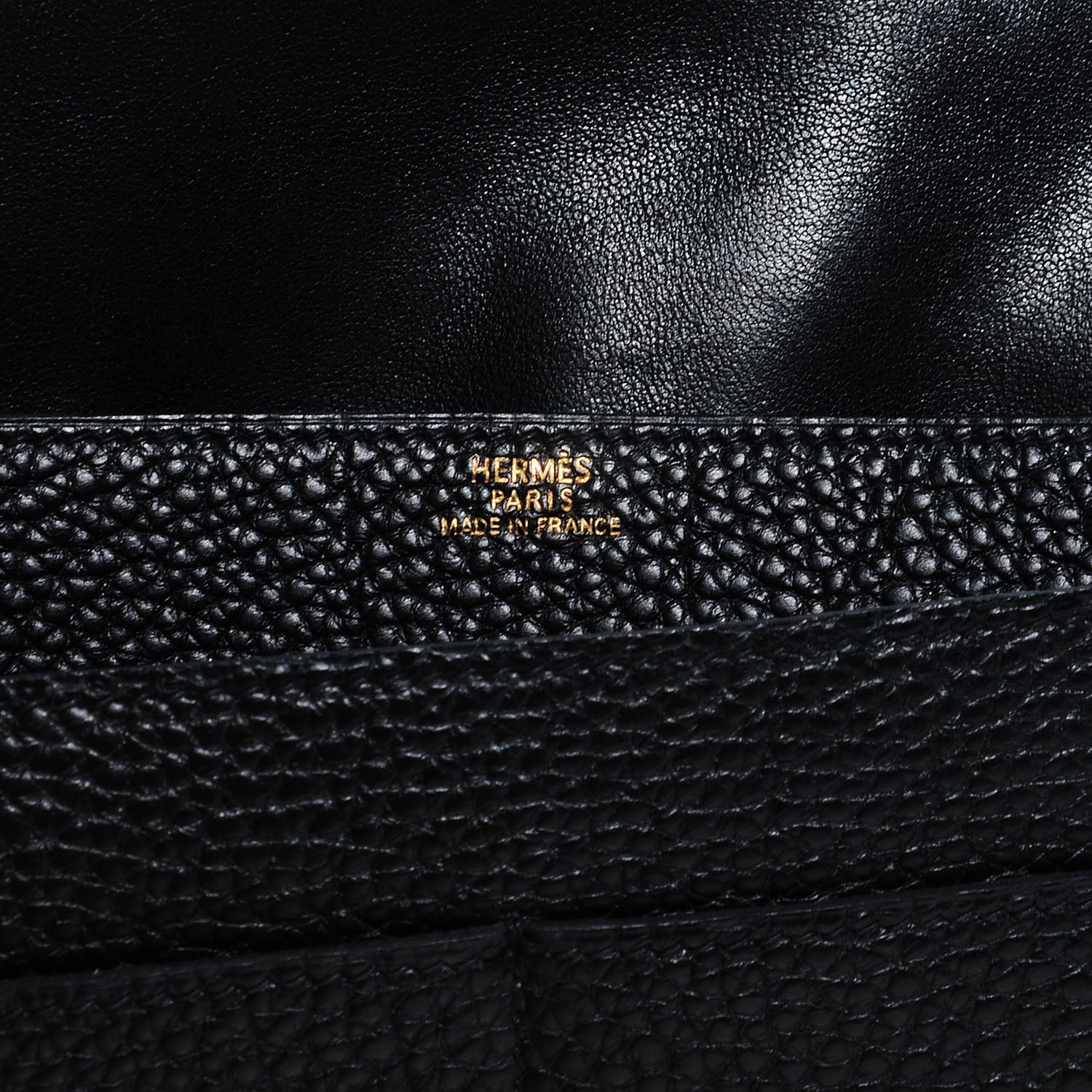 Hermes Togo Dogon Wallet Waist Pouch Black 6 of 8