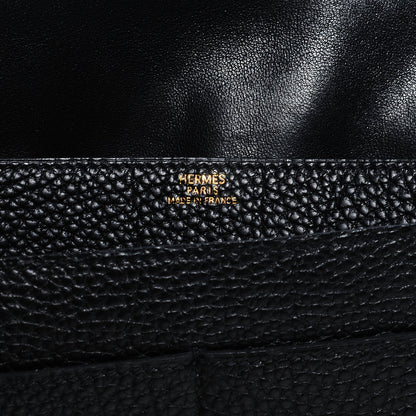 Hermes Togo Dogon Wallet Waist Pouch Black 6 of 8