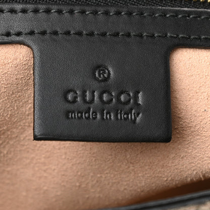 Gucci Soft GG Supreme Monogram Bees Small Crossbody Tote Beige Oro Black 6 of 9
