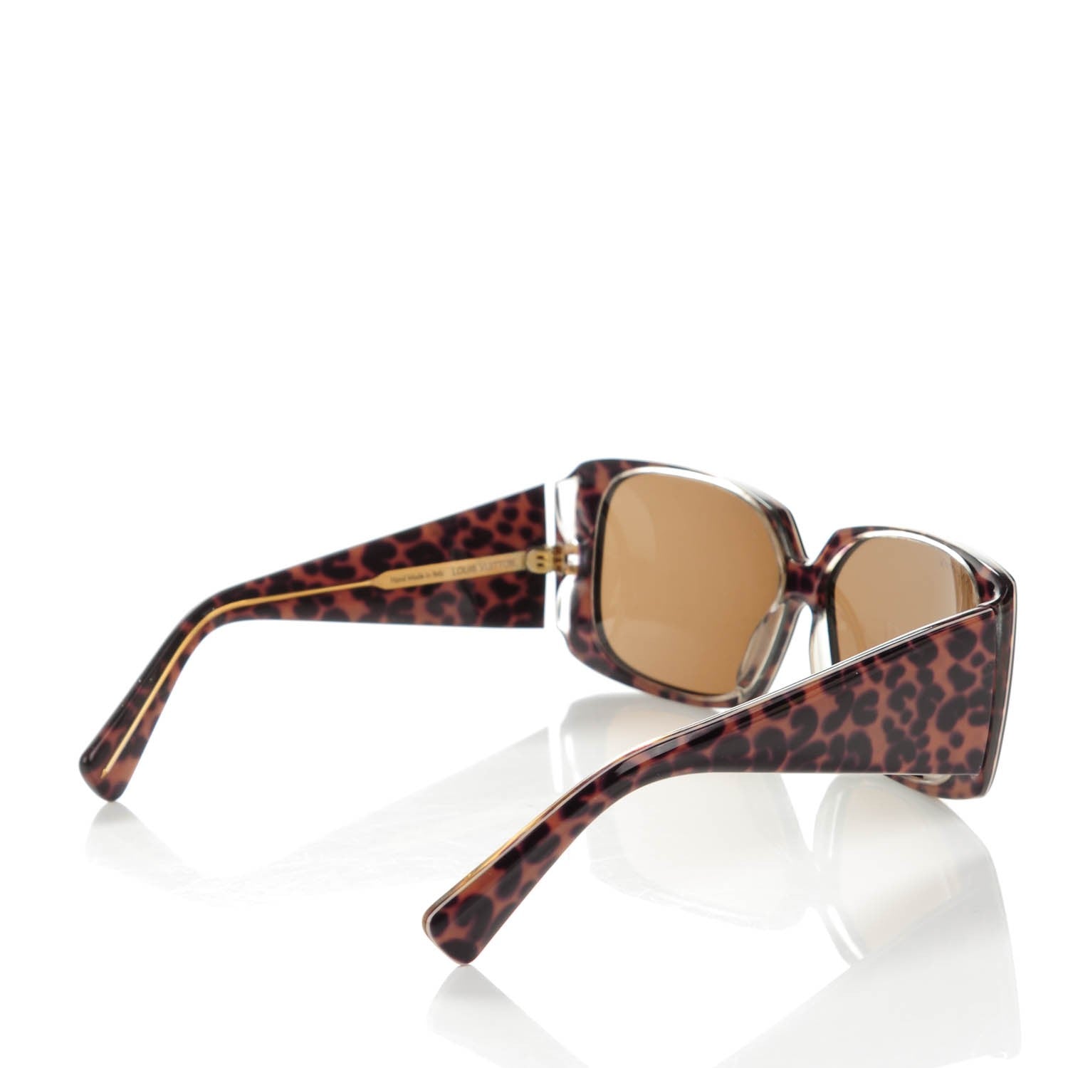 Louis Vuitton Leopard Marquise Sunglasses Z0207W Brown 3 of 6