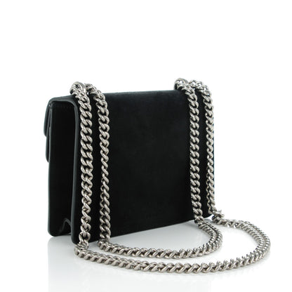 Gucci Suede Mini Dionysus Shoulder Bag Black 3 of 7