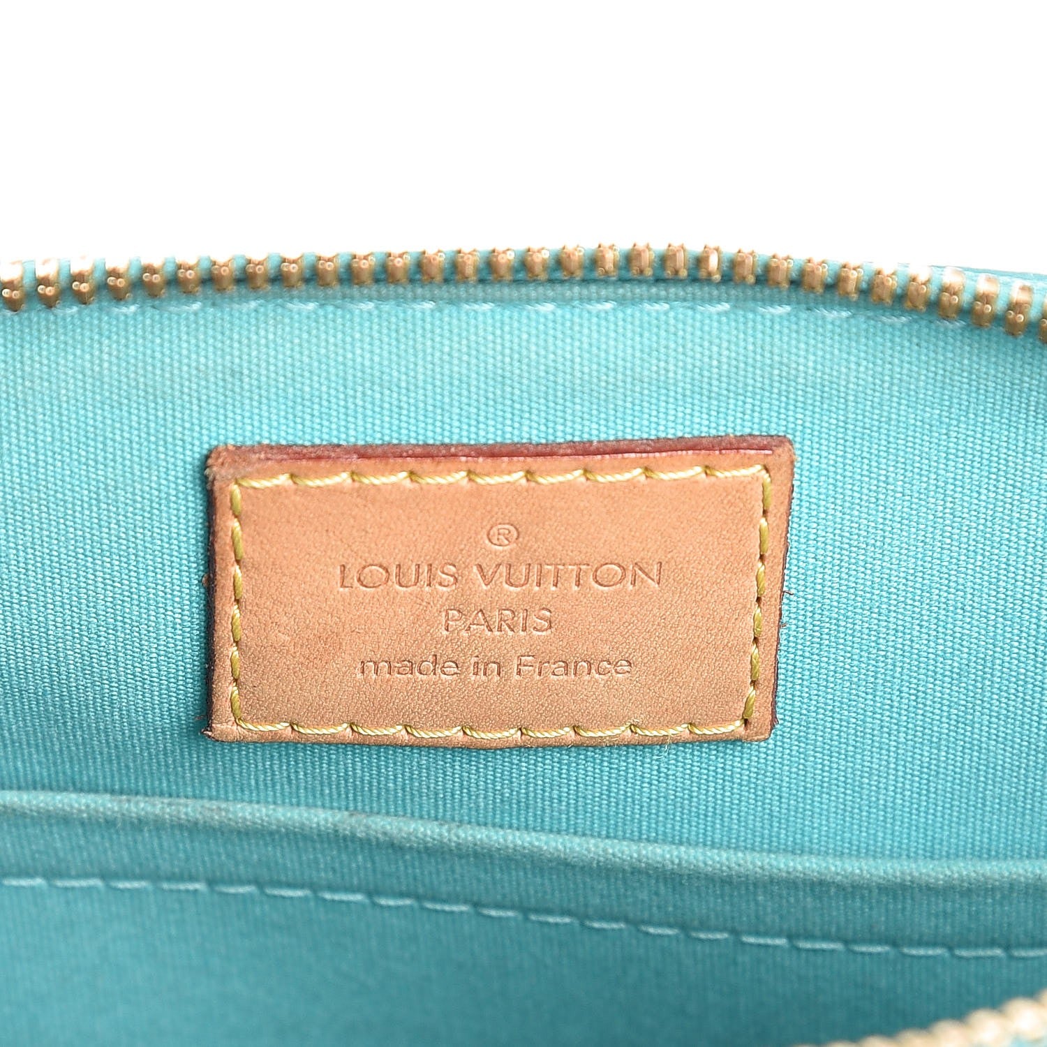 Louis Vuitton Vernis Alma BB Blue Lagon 6 of 24
