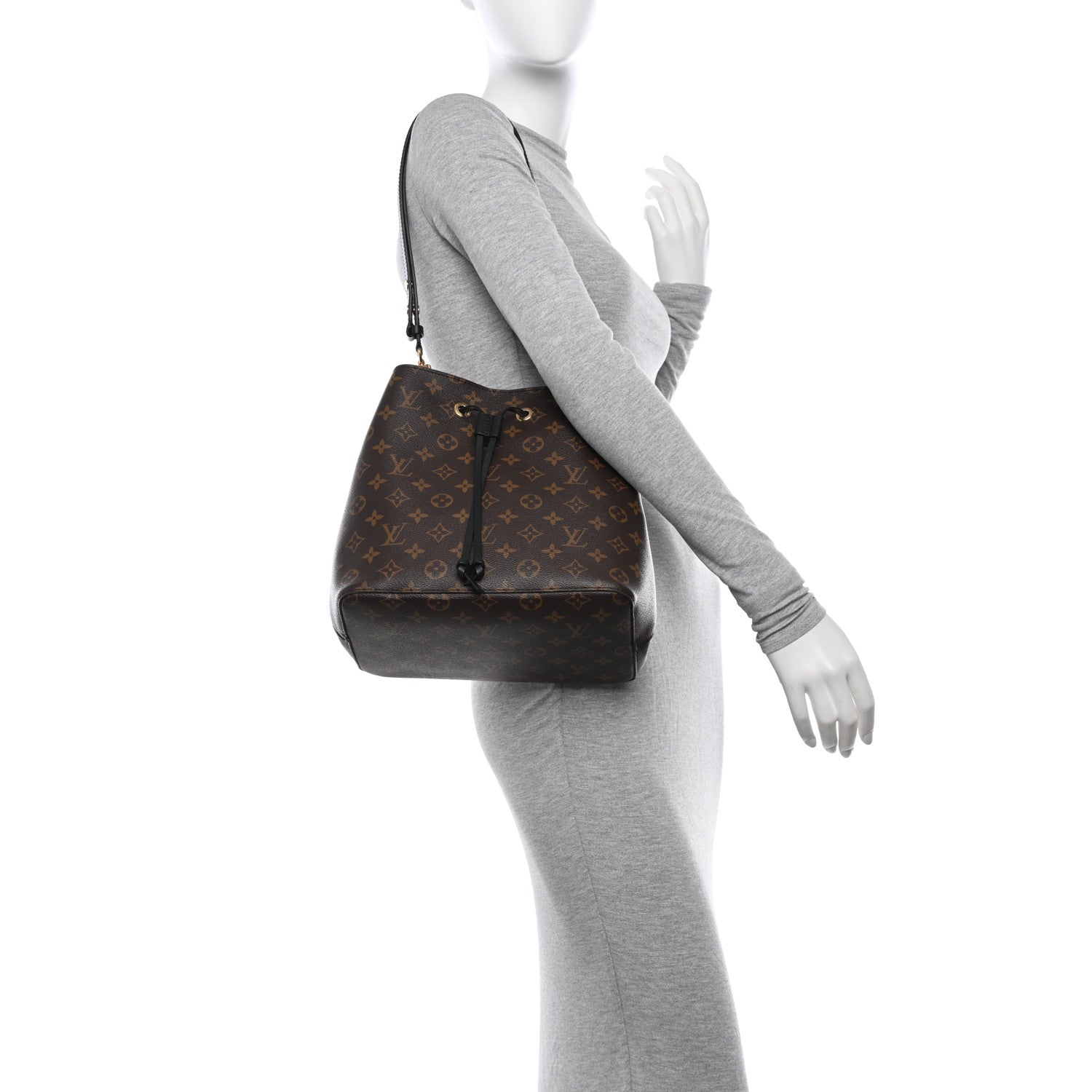 Louis Vuitton Monogram Neonoe MM Black 2 of 11