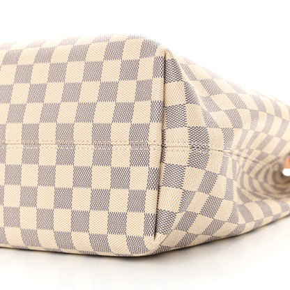 Louis Vuitton Damier Azur Graceful MM Rose Ballerine 9 of 9