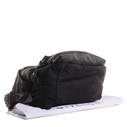 Givenchy Nylon Calfskin Studded Backpack Black 4 of 9