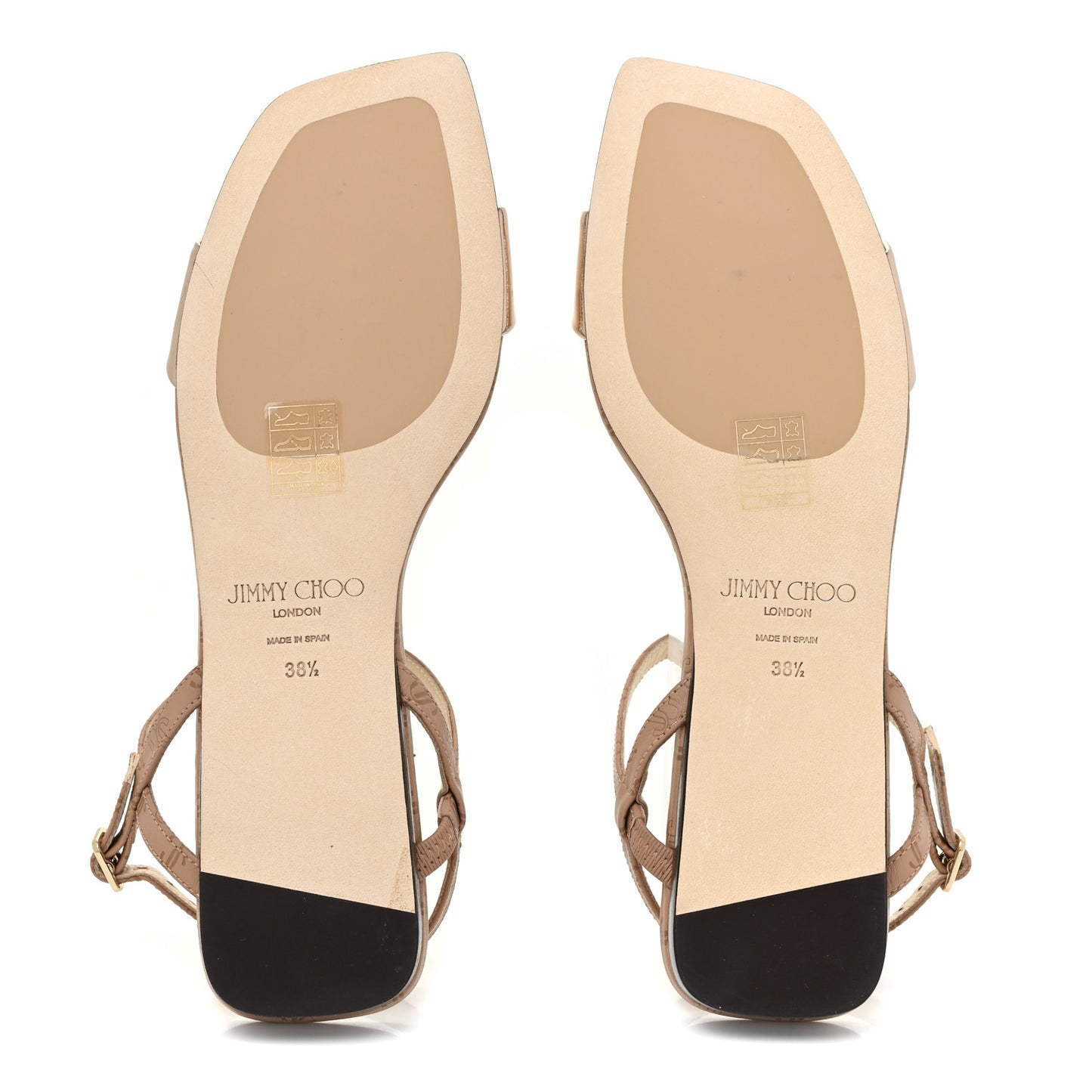 Liquid Metallic Calfskin Aadra Flats 38.5 Sunkissed Caramel