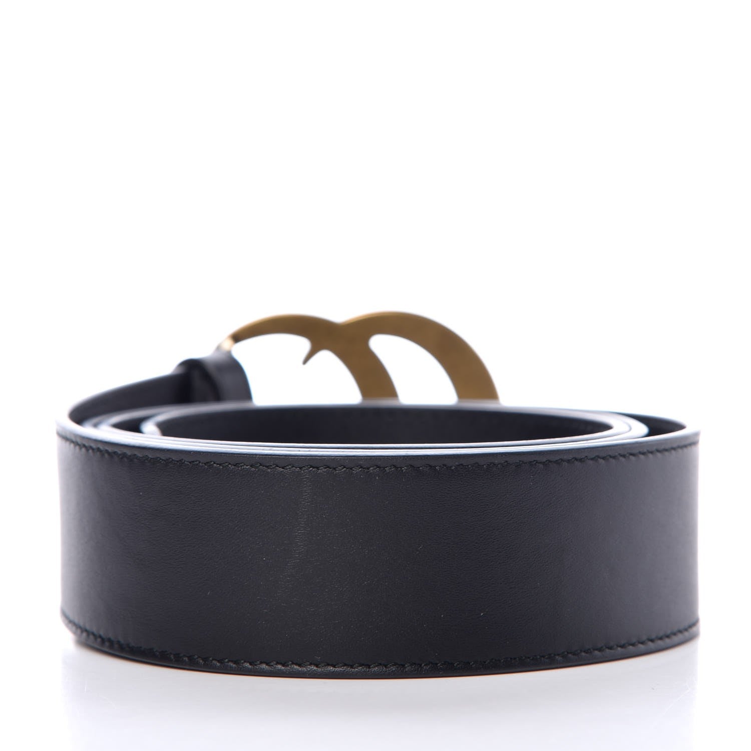 Gucci Calfskin Double G 40mm Belt 100 40 Black 3 of 6