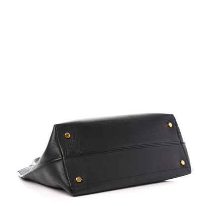 Tom Ford Calfskin Large Alix Padlock Zip Shoulder Bag Black 5 of 12
