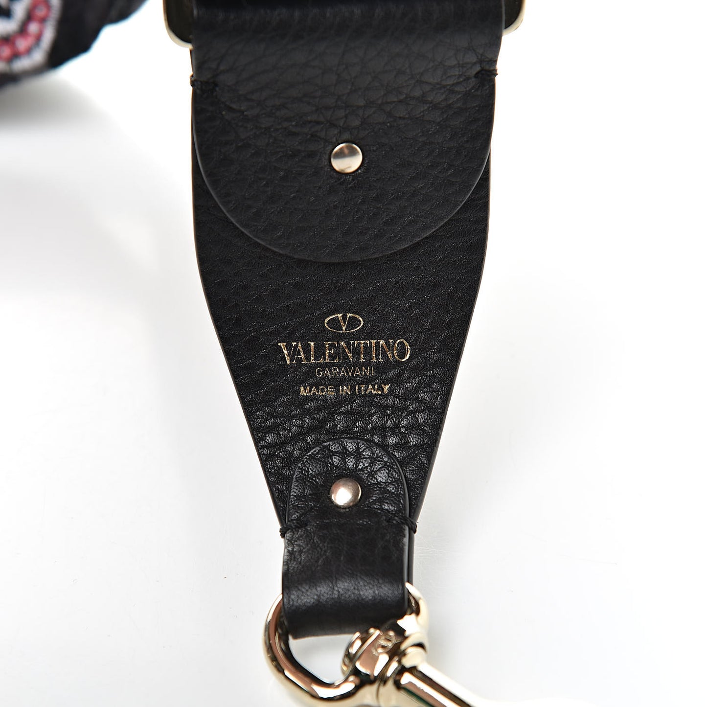 Canvas Camubutterfly Rockstud Guitar Strap Multicolor
