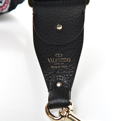 Valentino Garavani Canvas Camubutterfly Rockstud Guitar Strap Multicolor 3 of 3