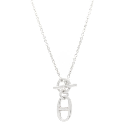 Hermes Sterling Silver Amulette Chaine d'Ancre Necklace 1 of 5