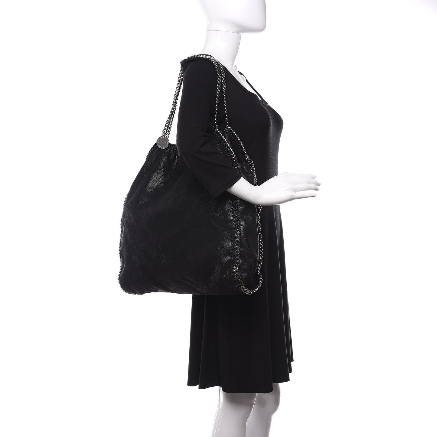 Shaggy Deer Big Falabella Tote Black