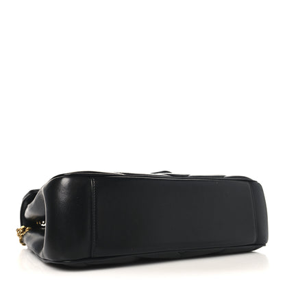 Saint Laurent Lambskin Chevron Quilted Medium LouLou Black 5 of 11