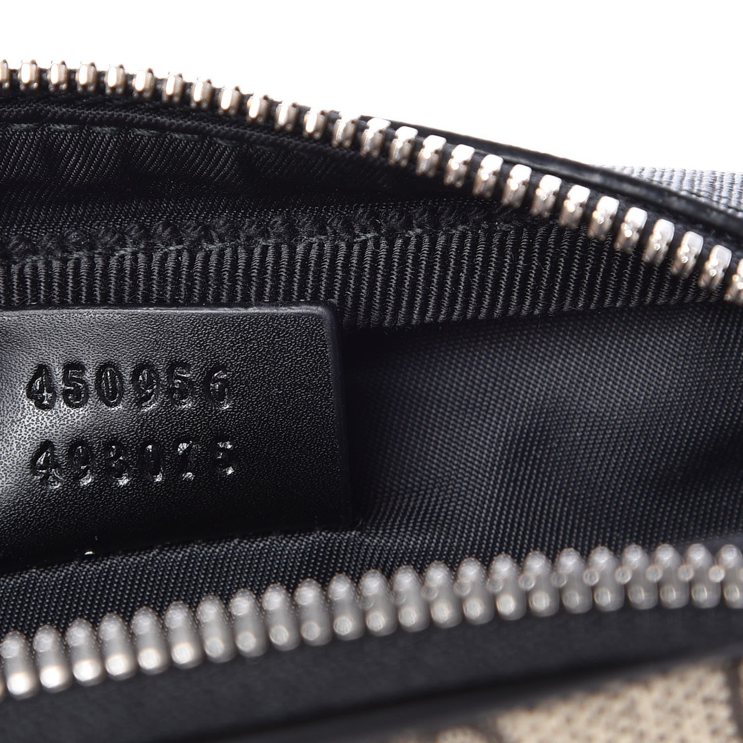 Gucci GG Supreme Monogram Web Belt Bag Black 7 of 8