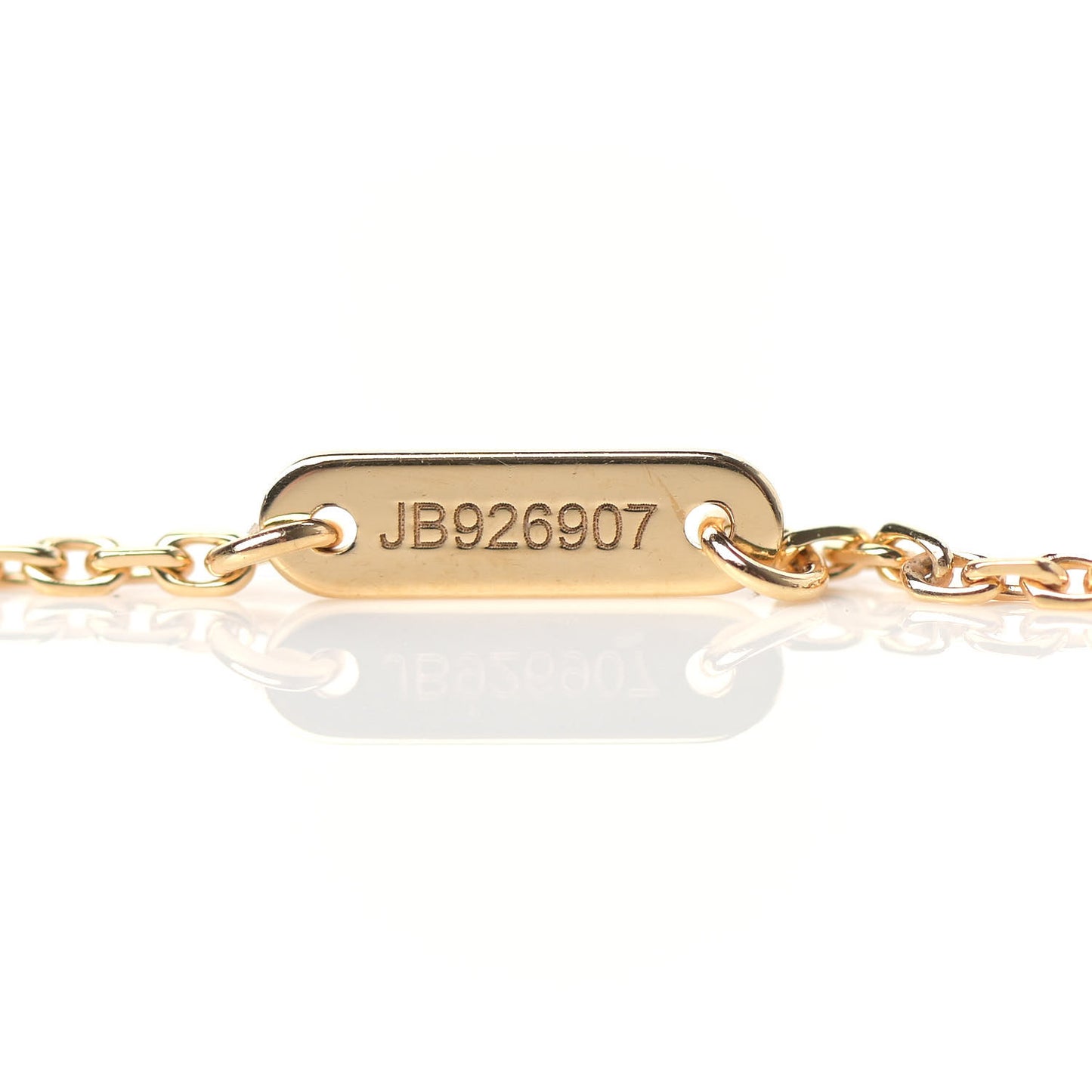 18K Yellow Gold Mother of Pearl Sweet Alhambra Butterfly Pendant Necklace