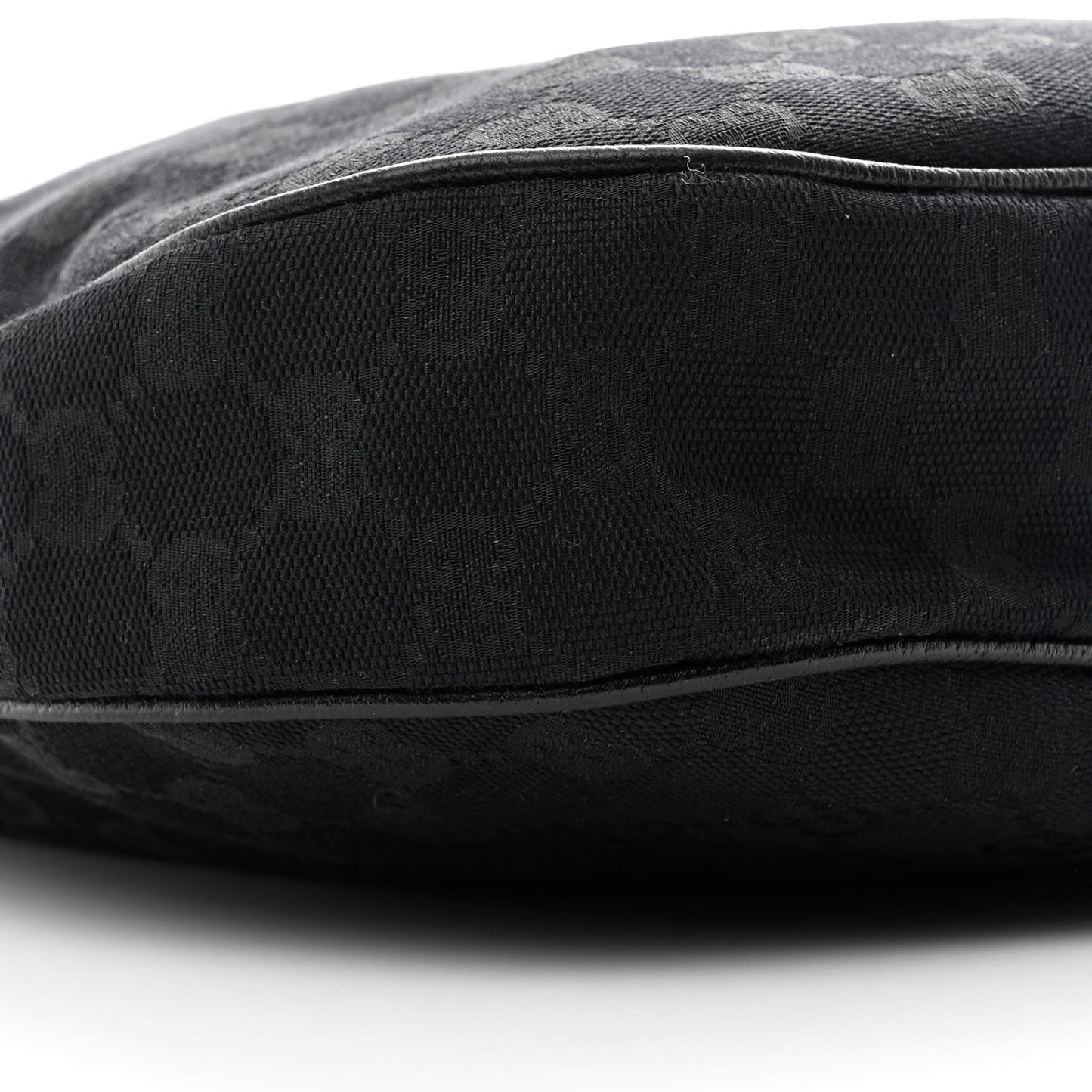 Monogram Medium Half Moon Hobo Black