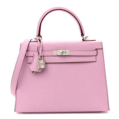 Hermes Epsom Kelly Sellier 25 Mauve Sylvestre 1 of 10