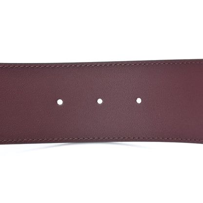 Gucci Calfskin Lizard Double G 50mm Belt 80 32 Vintage Bordeaux 5 of 5