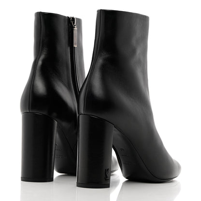 Saint Laurent Calfskin Betty 95 Ankle Boots 40 Black 4 of 16