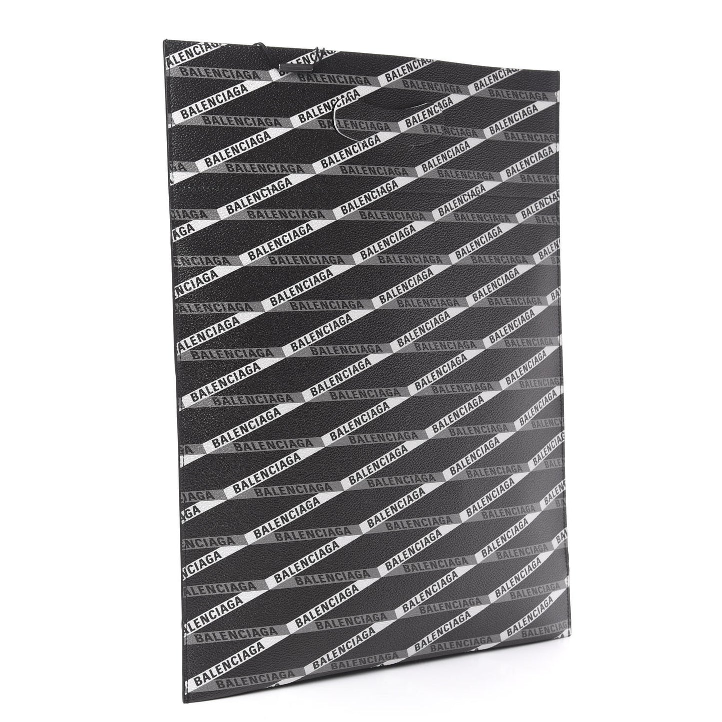 Coated Canvas Losange Monogram Plastic Bag Shopper S Black Grey