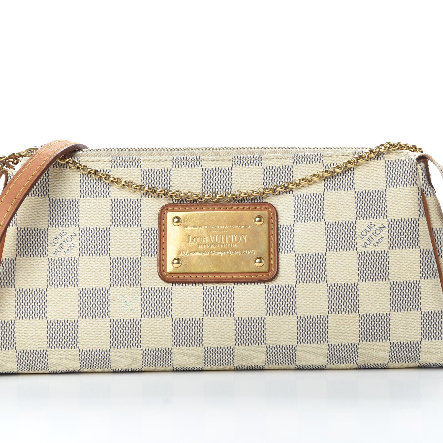 Louis Vuitton Damier Azur Eva Clutch 8 of 15
