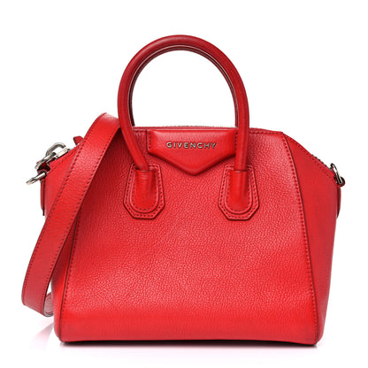 Givenchy Sugar Goatskin Mini Antigona Pop Red 1 of 19