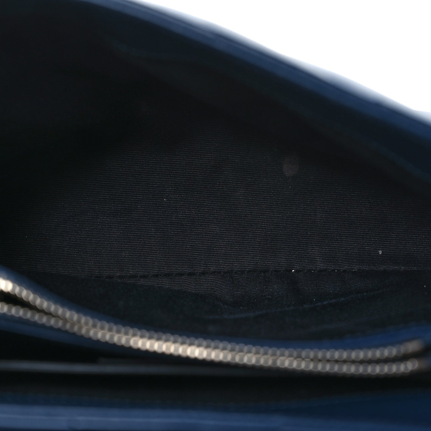 Calfskin Y Quilted Monogram Small Loulou Chain Satchel Navy
