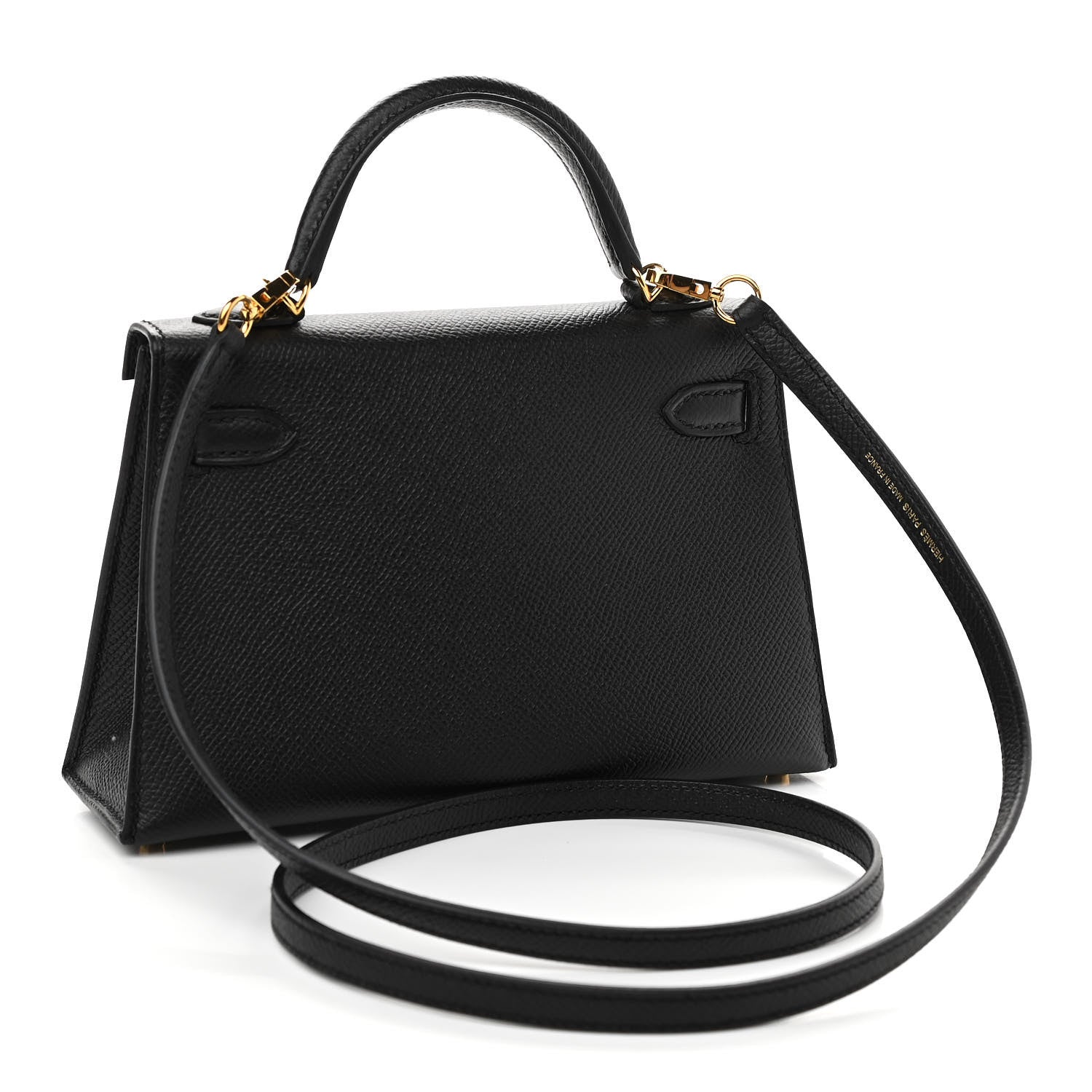 Hermes Epsom Mini Kelly Sellier 20 Black 3 of 11