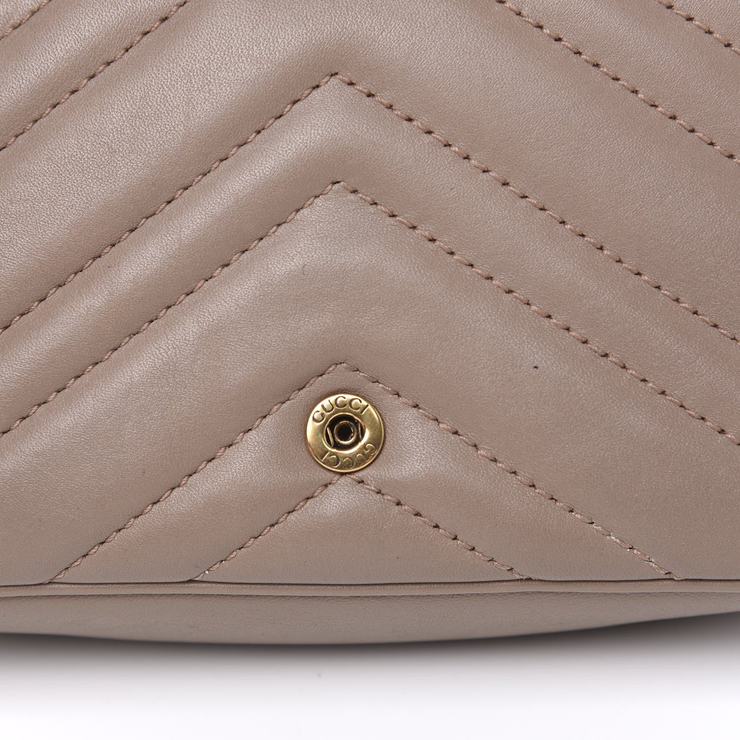 Gucci Calfskin Matelasse Super Mini GG Marmont Shoulder Bag Porcelain Rose 10 of 14