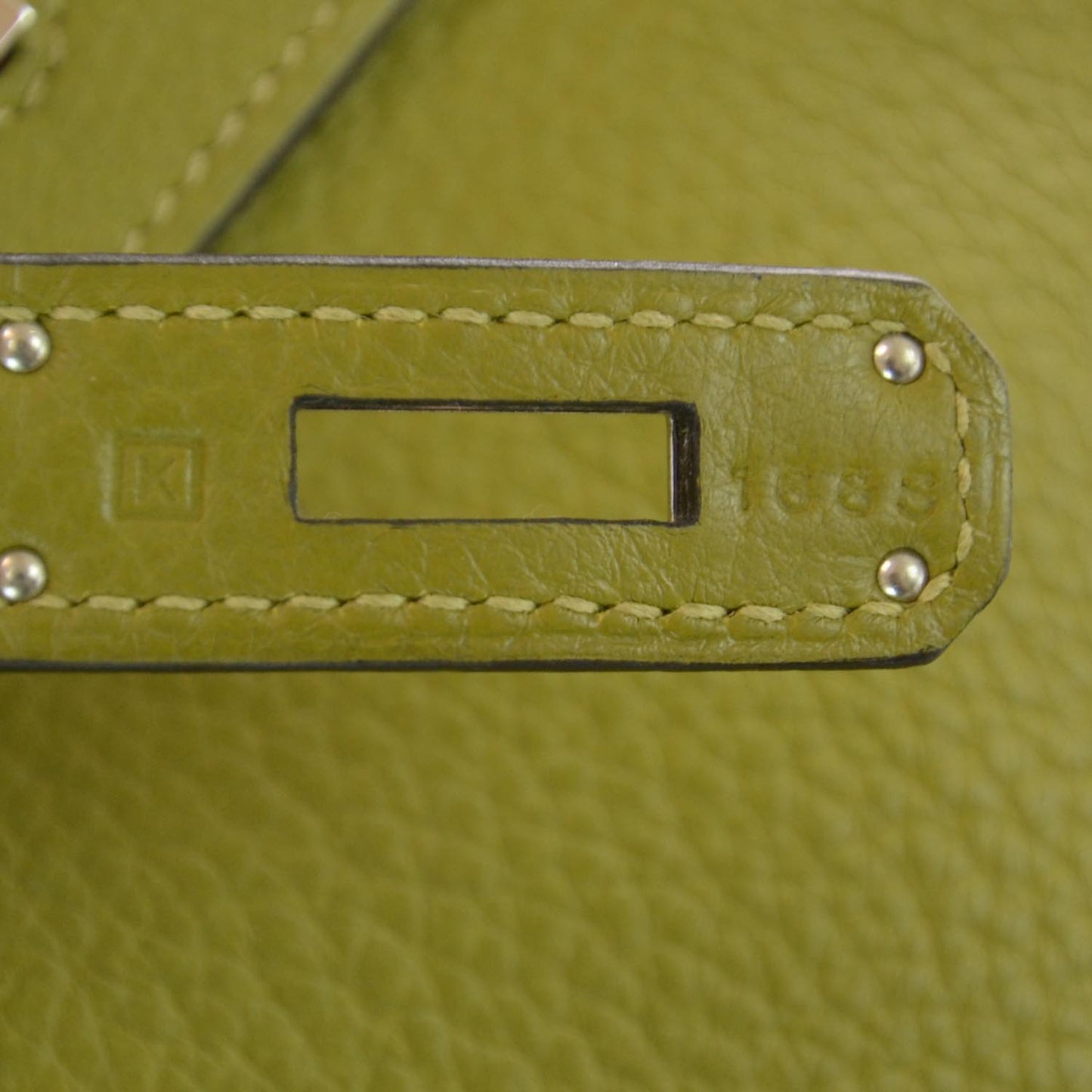 Taurillon Clemence BIRKIN 35 Vert Chartreuse