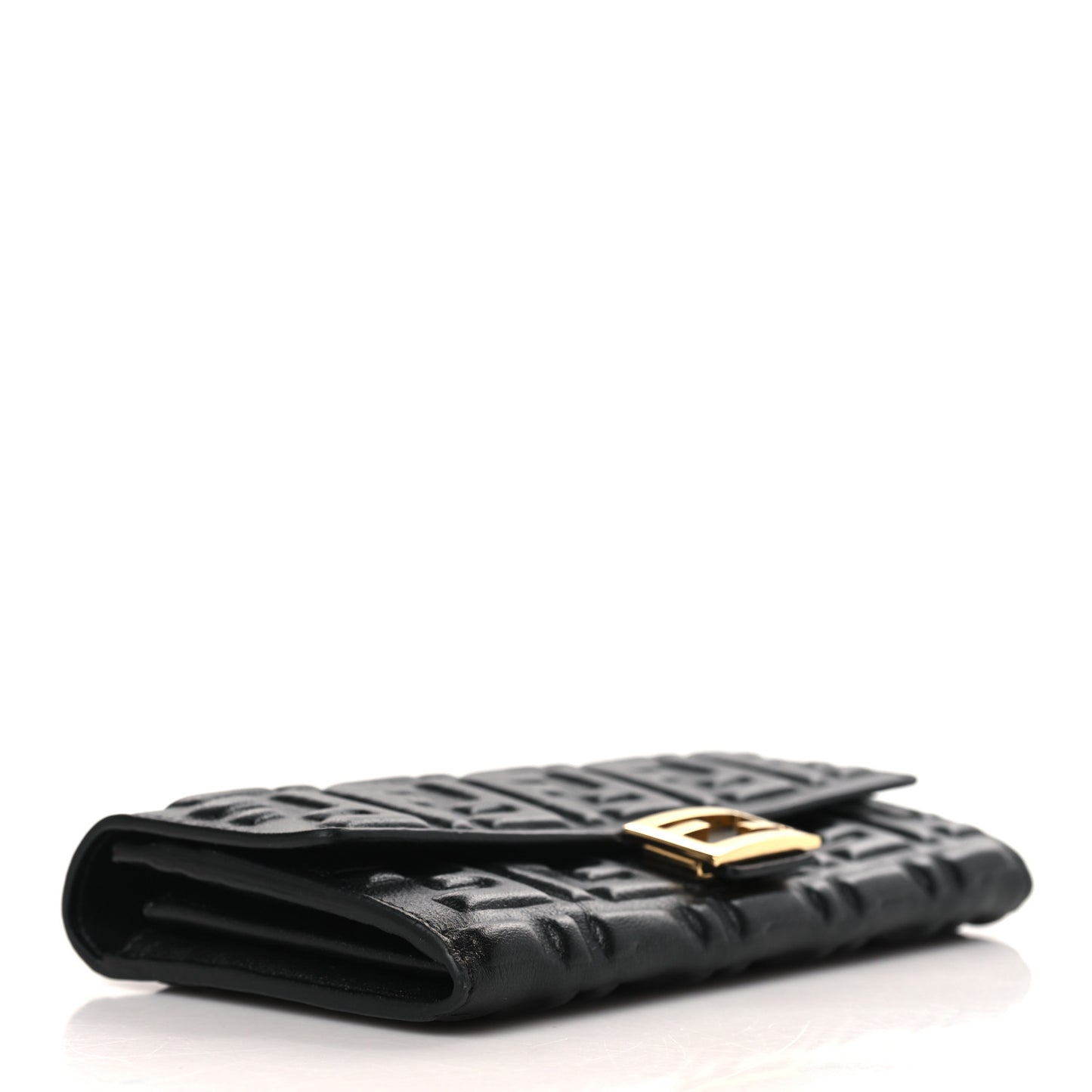 Nappa Matisse FF Embossed Continental Wallet Black