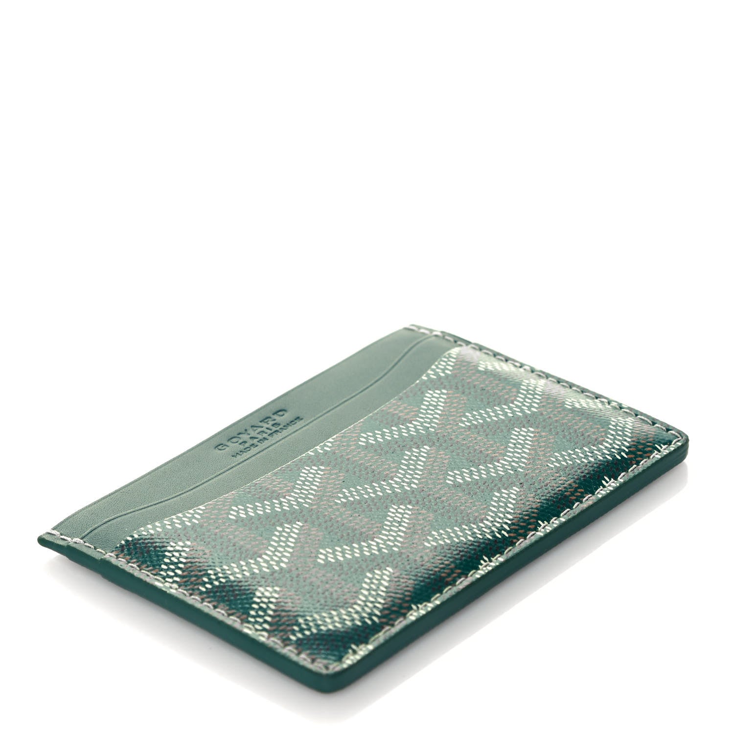 Goyard Goyardine Saint Sulpice Card Holder Green 4 of 7