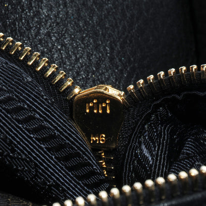 Prada Vitello Daino Shopping Tote Nero Black 8 of 11