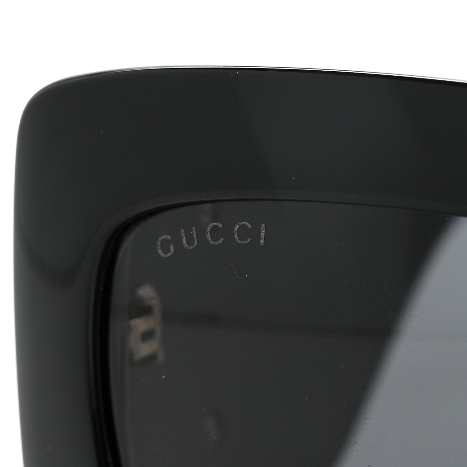 Gucci Acetate Rectangular Sunglasses GG0811S Black 8 of 9