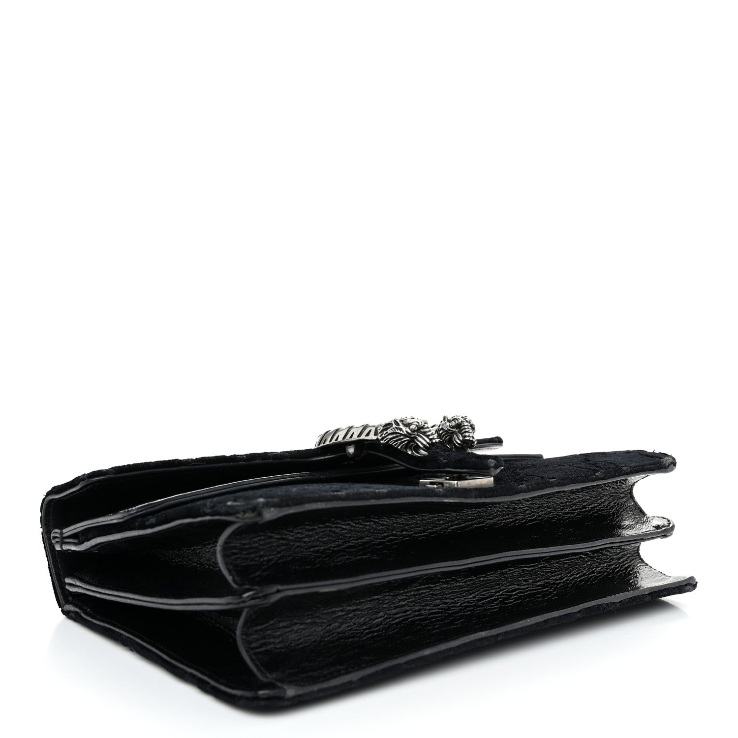 Gucci Velvet GG Monogram Small Dionysus Shoulder Bag Black 4 of 13