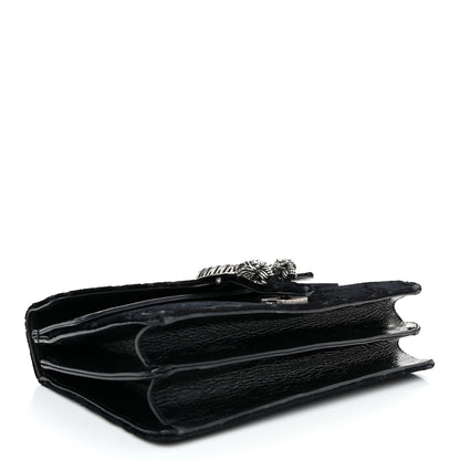 Gucci Velvet GG Monogram Small Dionysus Shoulder Bag Black 4 of 13