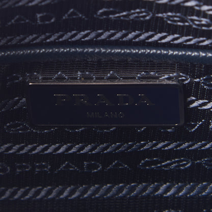 Prada Tessuto Nylon Saffiano Messenger Bag Baltico 8 of 8
