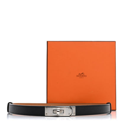 Hermes Epsom Kelly Belt Black 5 of 5