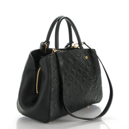Louis Vuitton Empreinte Montaigne MM Black 3 of 7