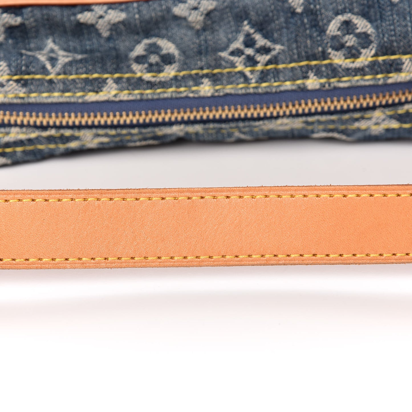 Monogram Denim Baggy PM Blue